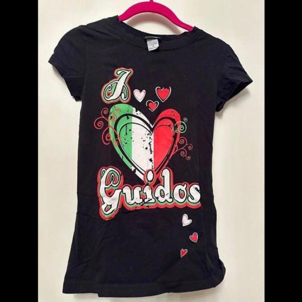 Guido Glam: Embrace the Vibe with the 'I Love Guidos' Juniors T-Shirt